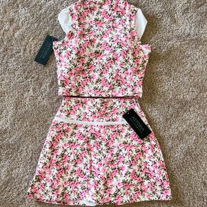 Floral Pink Skirt Set - Astoria Activewear